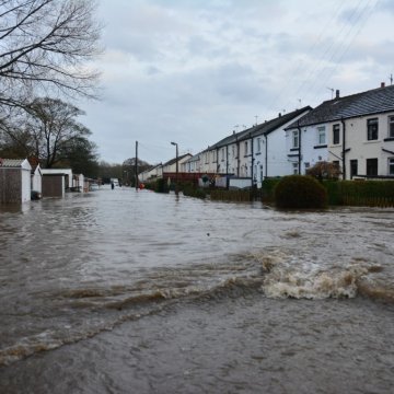 flooded street